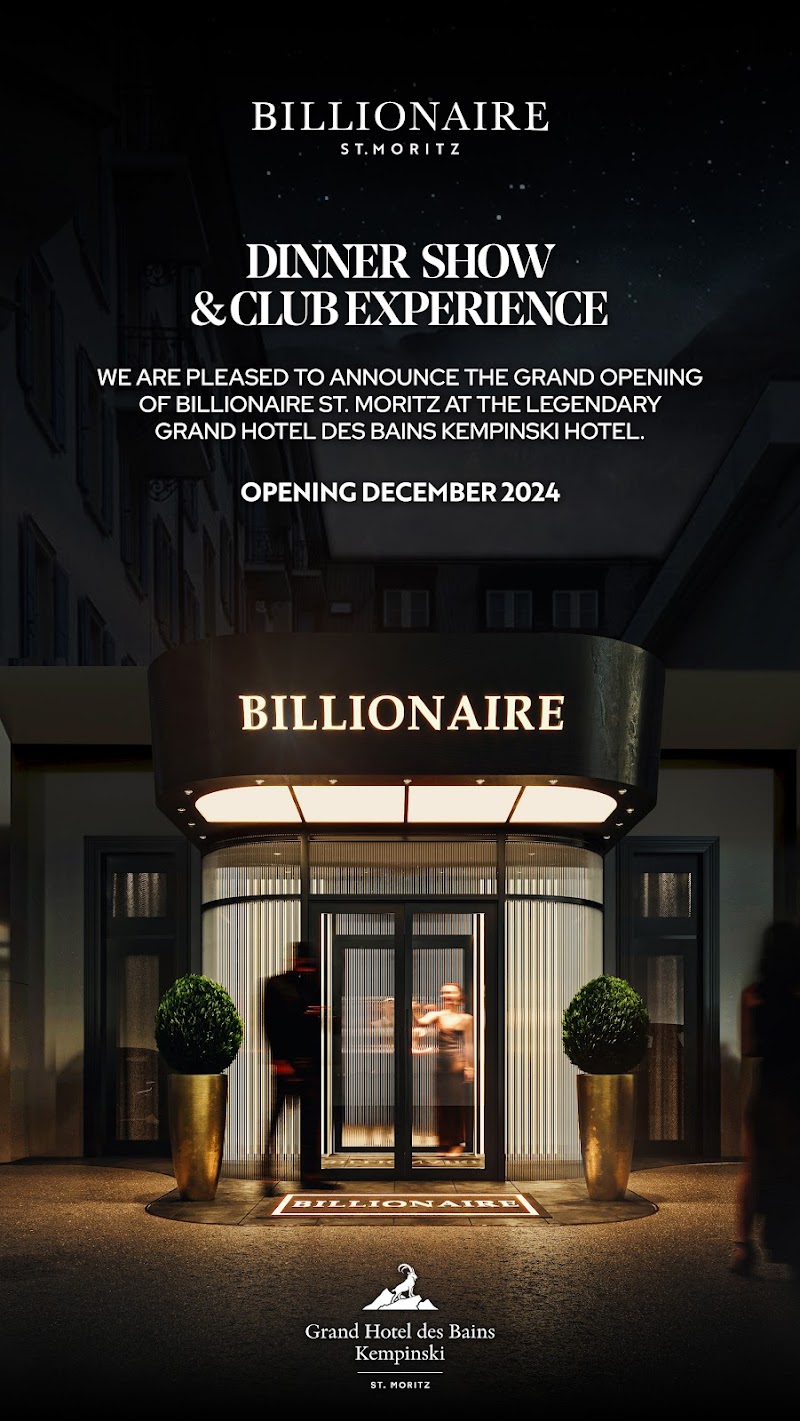 Billionaire St. Moritz – Restaurant in St. Moritz